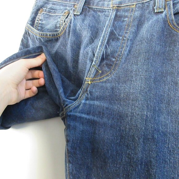 Imogene & Willie Barton Jeans Men 33X31 Blue 100% Cotton Slim Straight Denim 676 - Picture 8 of 16